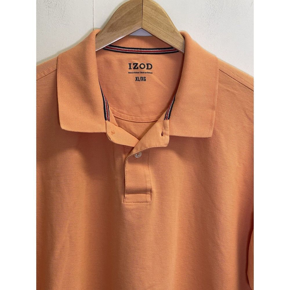 Lot Of‎ 2 IZOD, Daniel Cremieux Polo Shirts Men's XL Light Pink, Orange - Picture 3 of 11